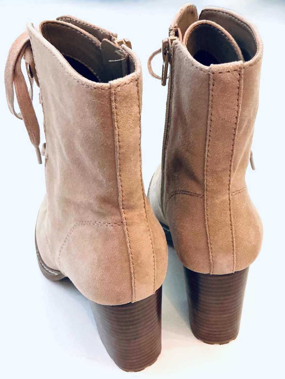 NATURALIZER, Women's Callie Heeled Boots Tan Suede, Size 8, NWOB - Picture 11 of 15